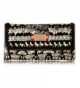 Sakroots Womens Trifold Wallet Black