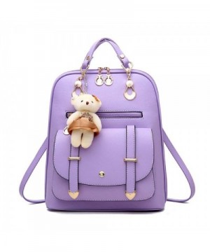 Backpack Leather Shoulder Cartoon Pendant