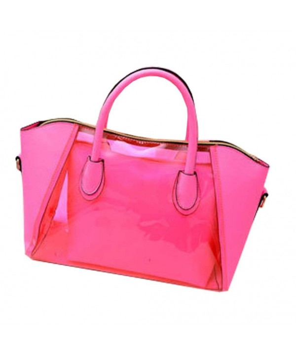 Womens Transparent Handbag Shoulder Satchels