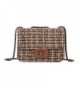 Retro Crossbody Mosaic Turn lock Shoulder