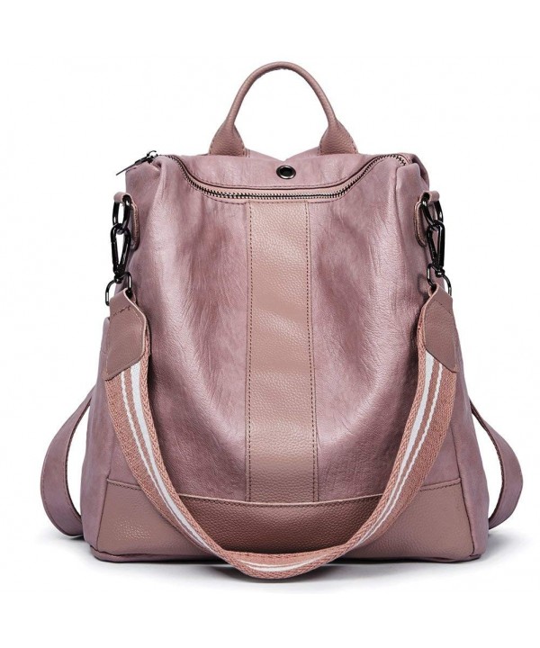 Backpacks Leather Covertible Shoulder Fashion