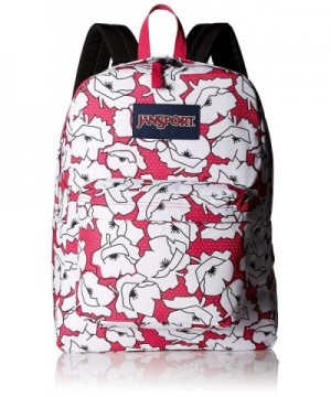 Jansport Superbreak Backpack pink white