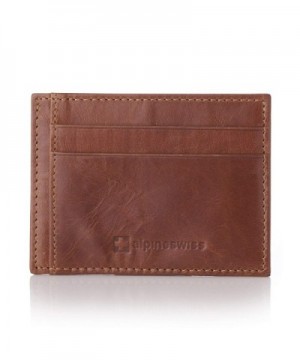 Alpine Swiss RFID Minimalist Wallet