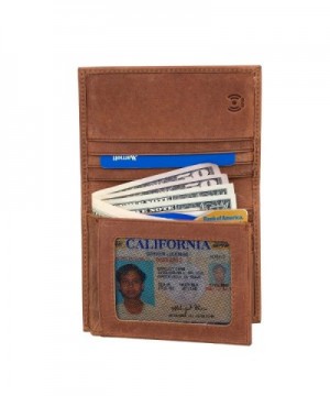 Vintage Leather Bifold Wallets Pocket