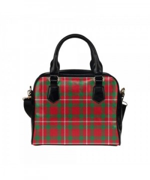 LEINTEREST Green Plaid Handbag Shoulder