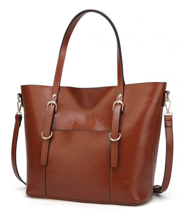 Vintage Genuine Leather Shoulder Handbag