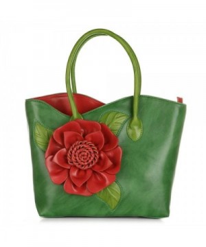 Women Flower Seris Leather Vanillachocolate