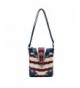 Western Handbag Stripes American Crossbody