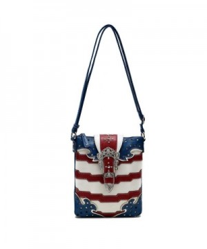 Western Handbag Stripes American Crossbody