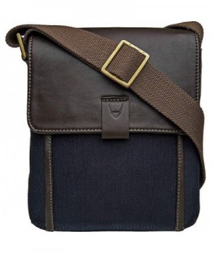 Hidesign Canvas Leather Crossbody Messenger