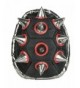 BioDomes Spiked Black Red Shell Backpack