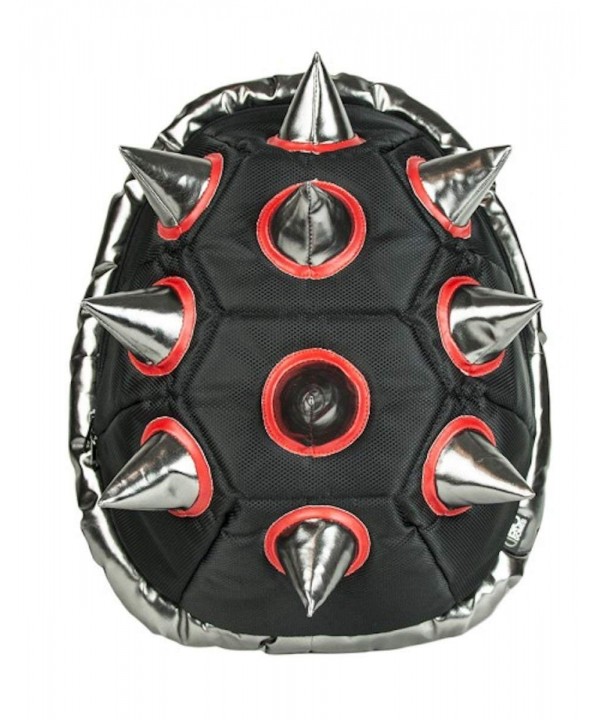 BioDomes Spiked Black Red Shell Backpack