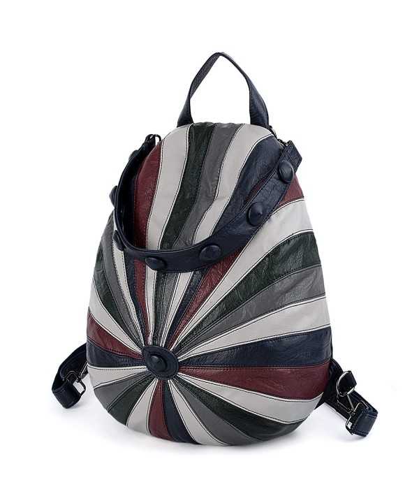 UTO Backpack Anti Theft Rucksack Multicolor