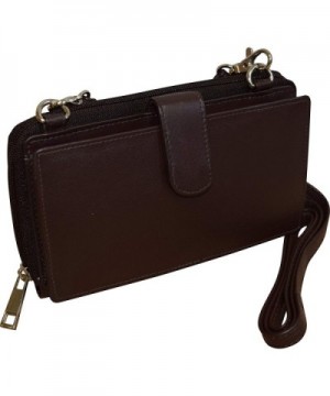 Pielino Womens Leather Crossbody Wallet