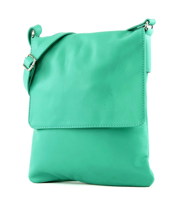 Modamoda italian Shoulder Messenger Aquamarine