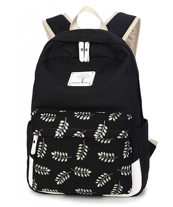 Backpack Floral College Student Knapsack