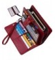 women RFID Blocking Leather checkbook organizer