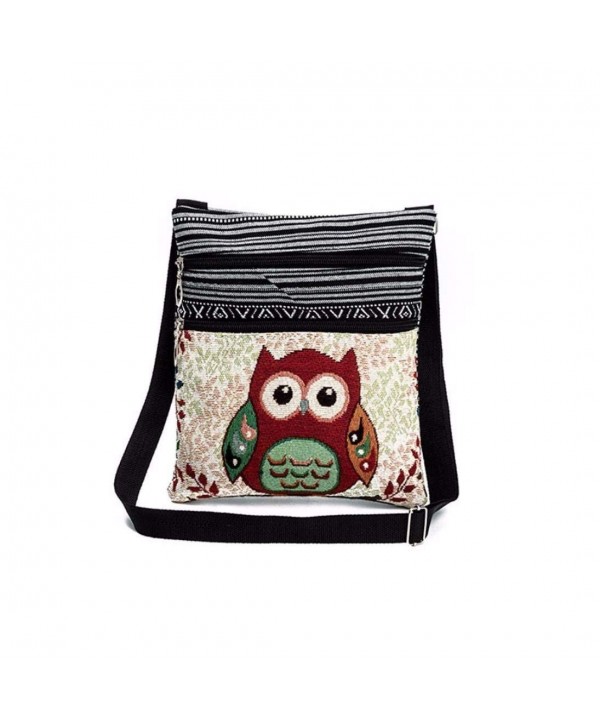 Embroidered Shoulder Postman Package Cross body