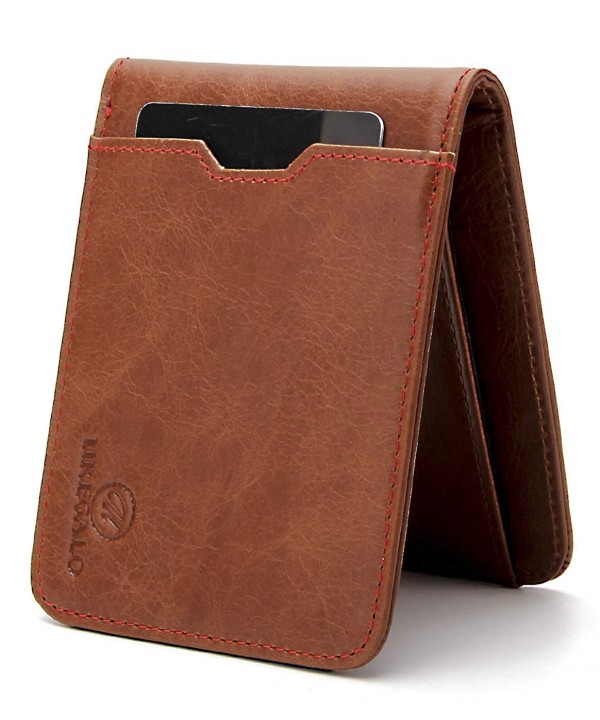 Uregalo Genuine Leather Bifold Minimalist