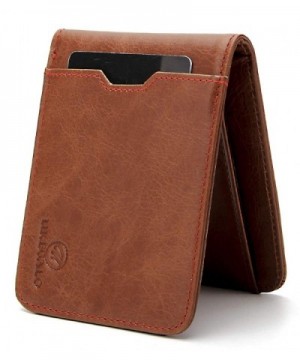 Uregalo Genuine Leather Bifold Minimalist