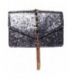 FASHIONROAD Evening Glitter Envelope Handbag