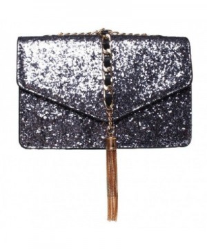 FASHIONROAD Evening Glitter Envelope Handbag