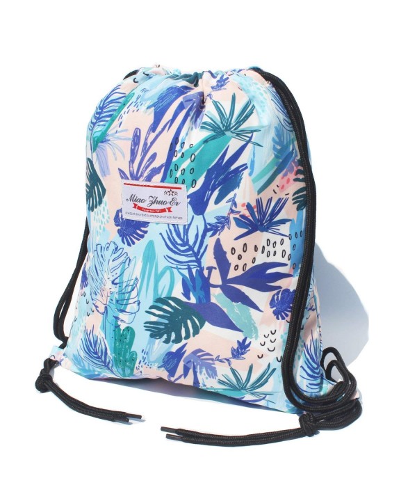 Original Floral Drawstring String Backpack