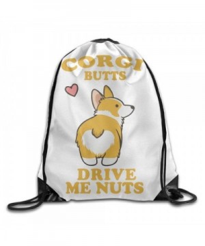 Corgi Drawstring Outdoor Travel Backpack