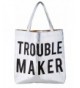 Trouble Maker Platinum Polycotton Shoulder