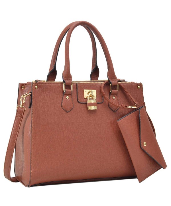 Dasein Designer Leather Satchel Shoulder