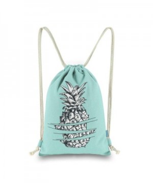 Miomao Drawstring Backpack Sackpack Pineapple