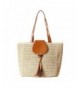 Donalworld Rattan Summer Shoulder Handbag