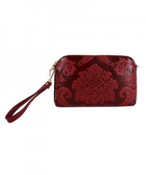 Goodbag Boutique Embossed Wristlets Crossbody