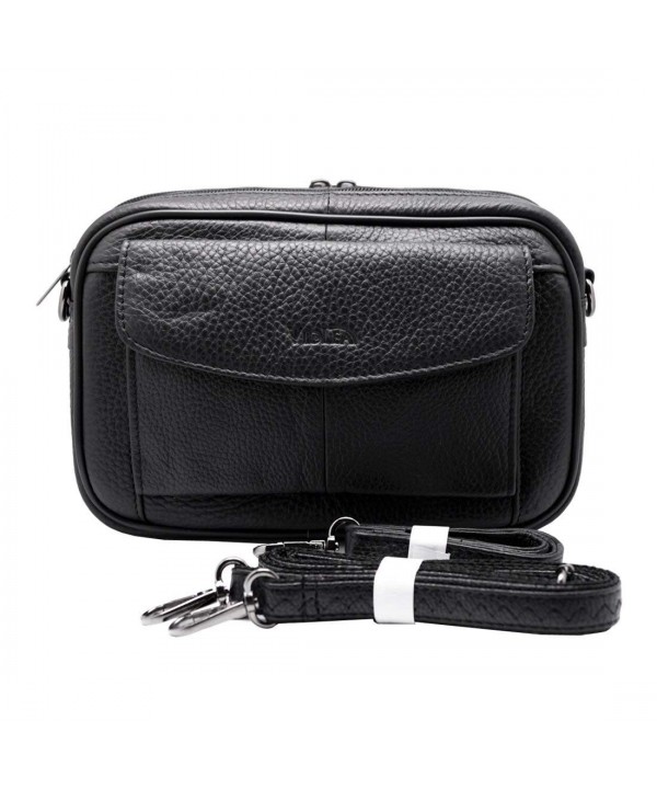 Mens Handbag Genuine Leather Crossbody Shoulder Messenger Bag Organizer Checkbook Wallet Purse ...