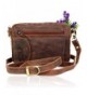 Leather Shoulder Organizer Crossbody Handmade