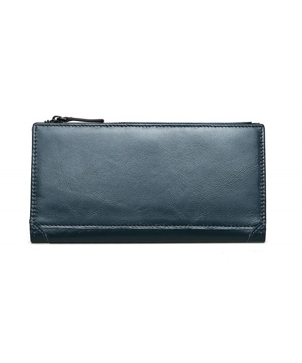Womens Genuine Leather Wallet Bifold
