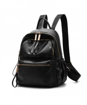 Wraifa Waterproof PU Leather Backpack