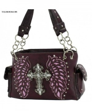 Western Rhinestone Angel Concealed Handbag