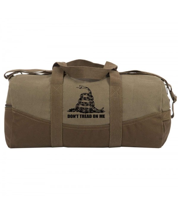 Tread Rattlesnake Canvas Duffel Bottom