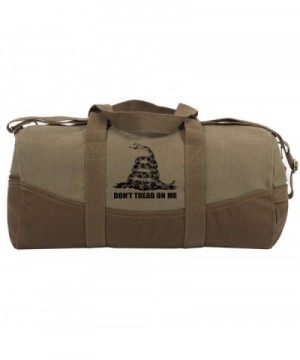 Tread Rattlesnake Canvas Duffel Bottom