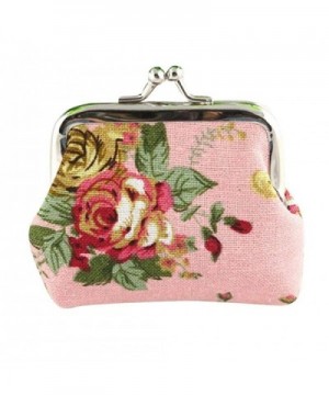 Sannysis Vintage Flower Wallet Clutch