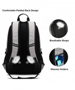 Business Backpack Basketball Volleyball - Gray - C618EOUAW3A