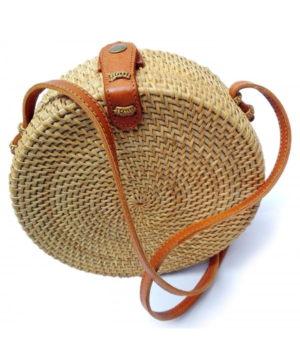 Bali Rattan Handwoven Round Bag