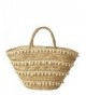 Fallon Royce Straw Pom Tote