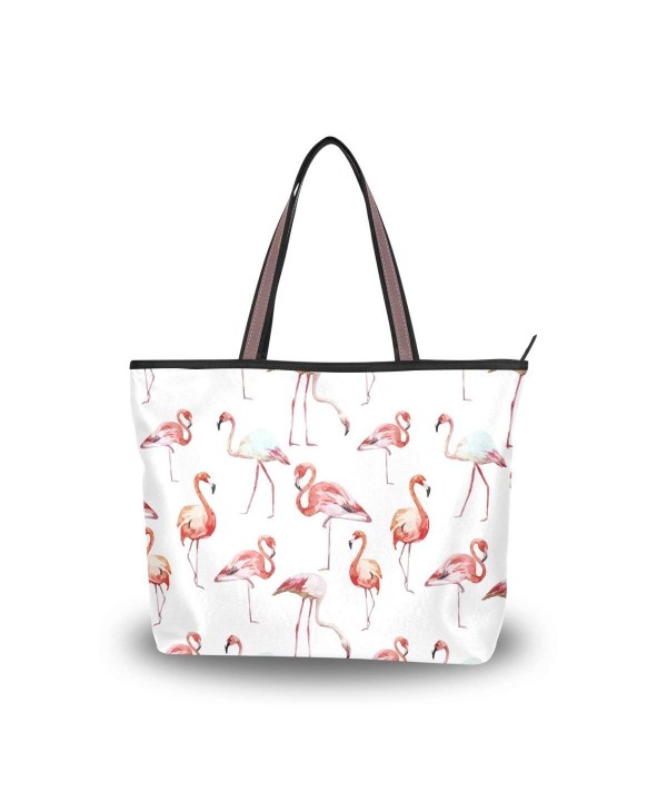 JSTEL Handle Shoulder Flamingo Handbag