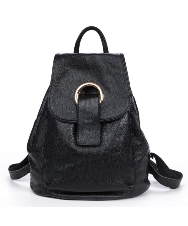 DRF Fashion Leather Backpack Daypack