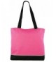 Shoulder Tote Bag Zipper Raspberry