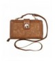 ili Leather Embossed Smartphone Crossbody