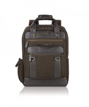Crosby Backpack Padded Compartment Brown