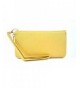 Womens Saffiano Leather Wristlet Organizer